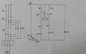 Download Video: 用停止按钮形成自锁接触器形成互锁控制回路