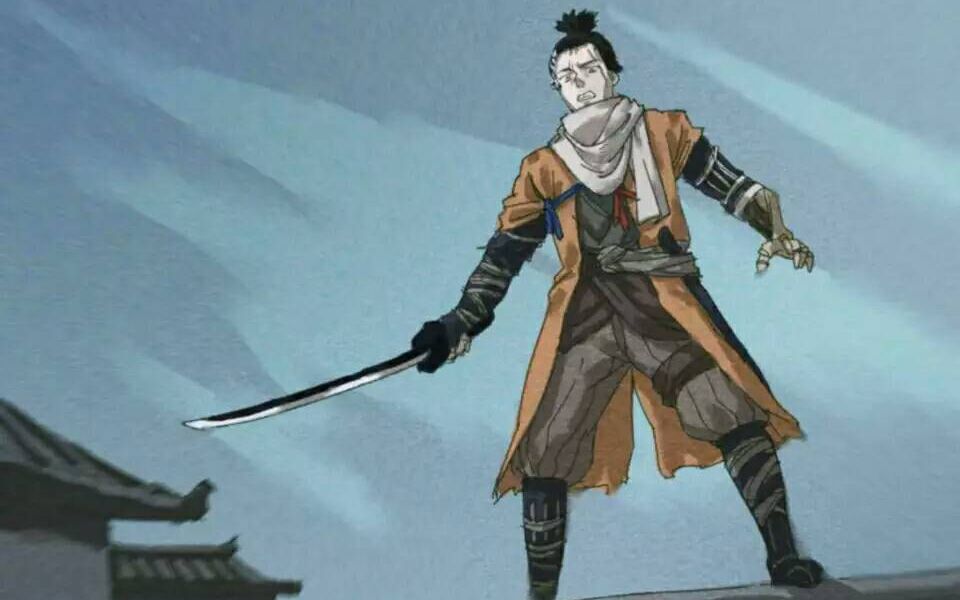 个人纪念向只狼影逝二度8周目苦难钟鬼剑圣苇名一心禁buff禁忍义手禁