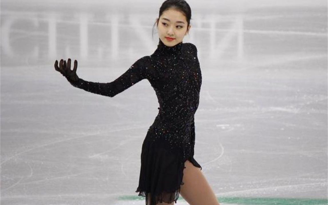 李子君在冰场上真的很美丽2
