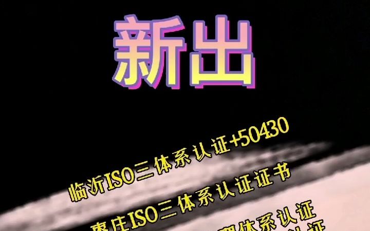 新出2021山东临沂、枣庄ISO三体系认证、售后服务五星级认证、欧盟CE认证证书哔哩哔哩bilibili