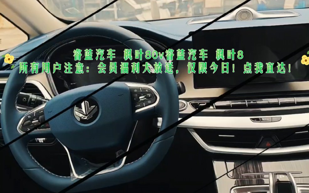 睿蓝汽车是一家中国新能源汽车制造商,枫叶80v是他们推出的一款电动车型.哔哩哔哩bilibili