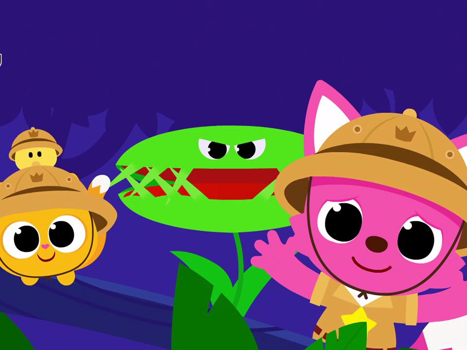 粉狐狸 英语启蒙 2024最新 中英字幕 双字幕spooky jungle animals