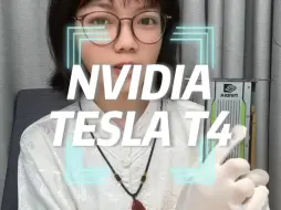 Télécharger la video: 高性价比加速显卡英伟达TESLA T4来啦看看我手上这款，NVIDIA TESLA T4，专业建模设计师绘图工业显卡，16GB显存，2560个CUDA核心