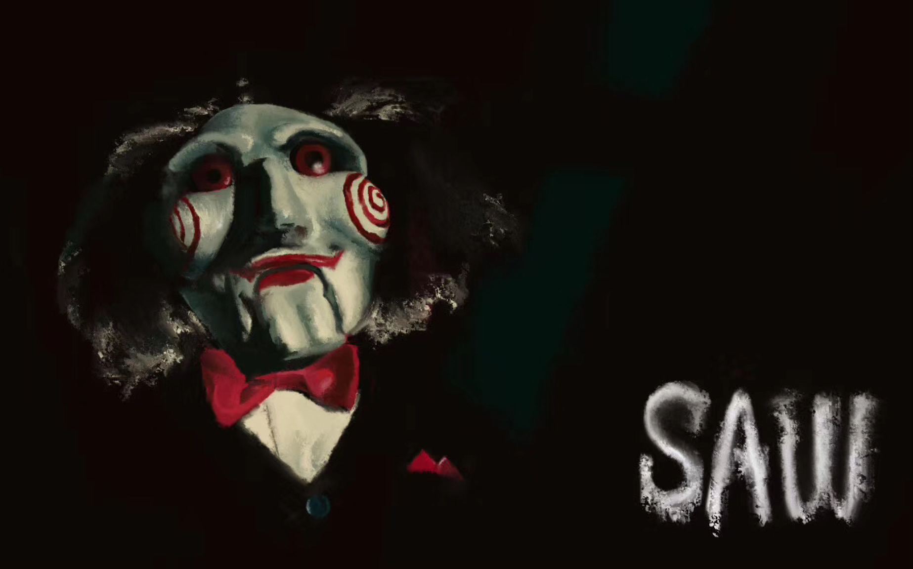 【板绘】电锯惊魂木偶教程_哔哩哔哩 (゜-゜)つロ 干杯~-bilibili