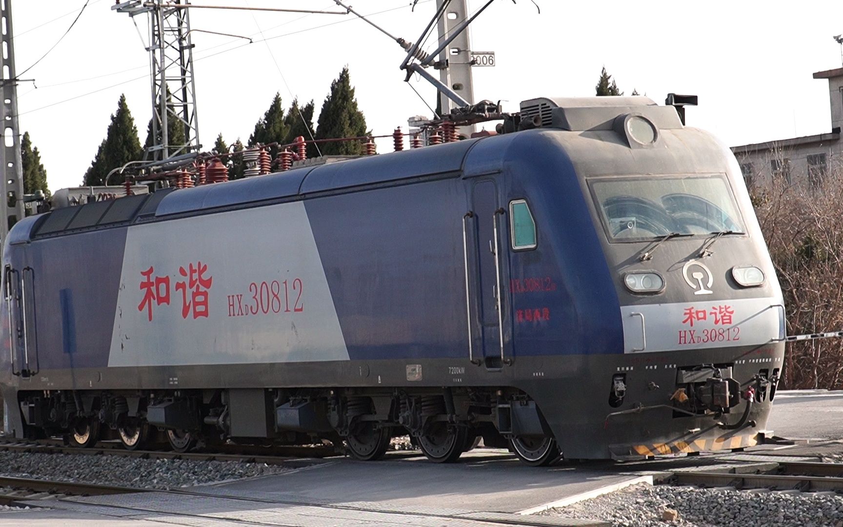 【济南拍车】电3初拍!hxd30812出库作业