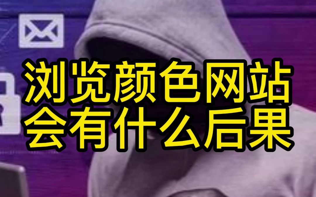 浏览黄色网站会被网警抓吗?哔哩哔哩bilibili