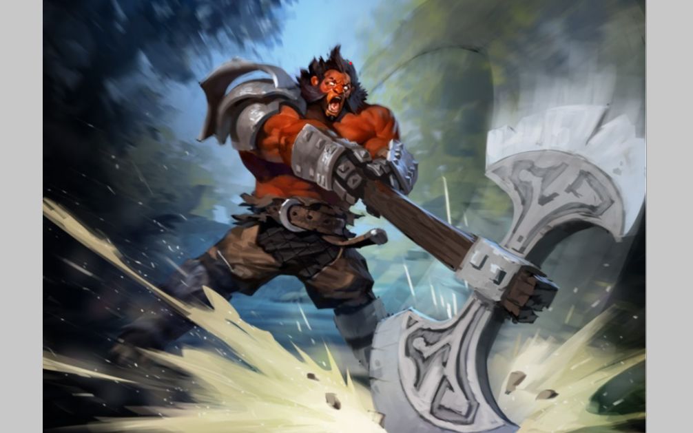 遇抗珠友军被迫斧王对砍