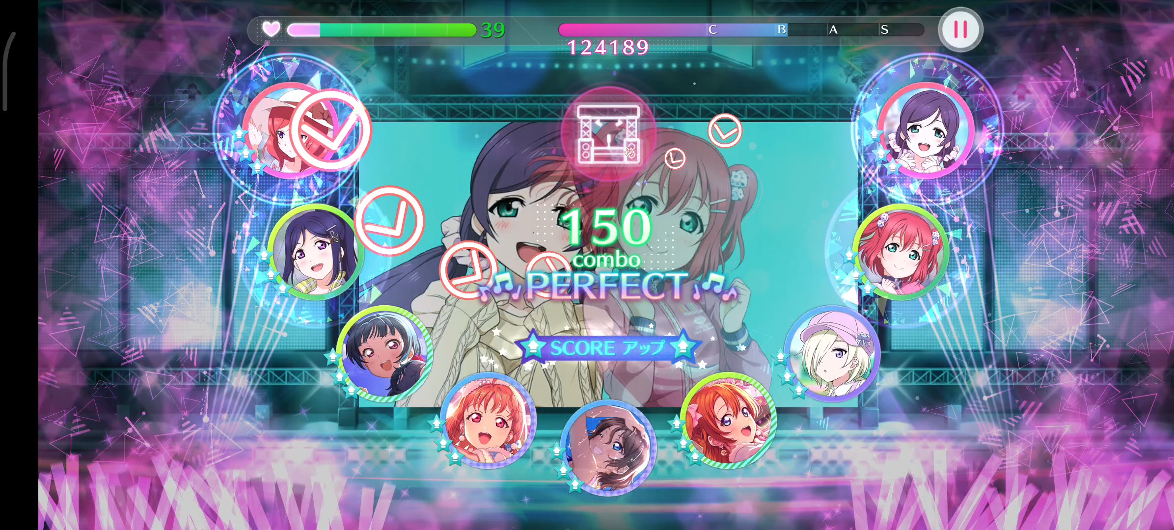 [图]【LLSIF2】LoveLive学园偶像祭2 - 大师难度试玩 + 新手无料10连抽