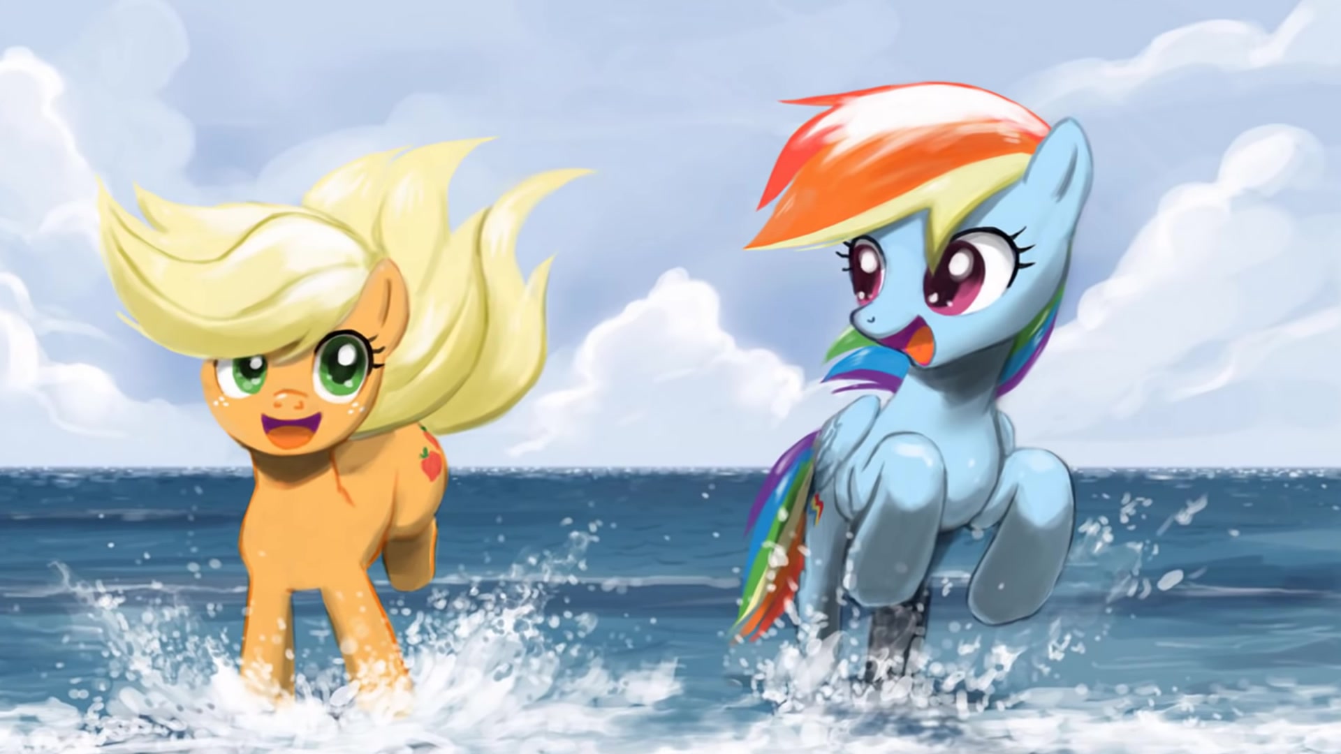 [图]RainbowDash And AppleJack