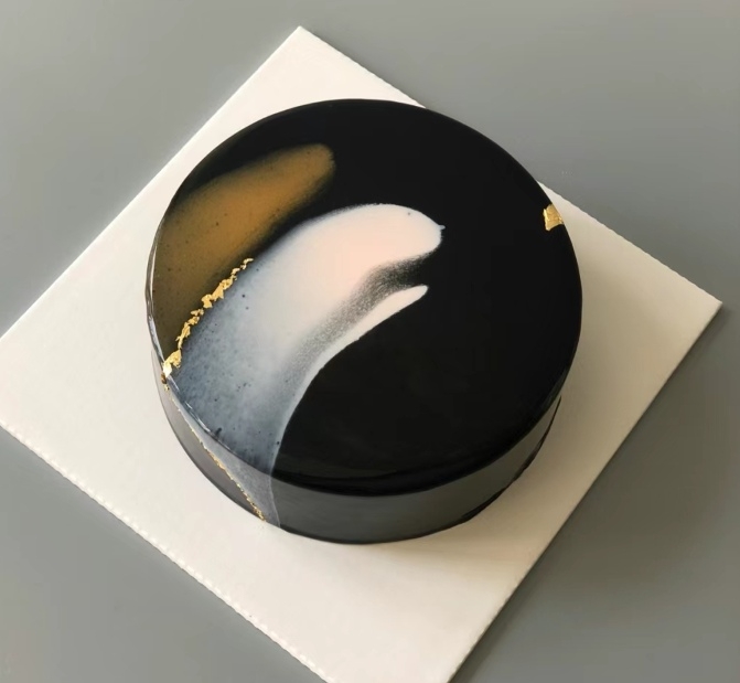 喷砂星空镜面蛋糕哪里买的好吃太原南通美食