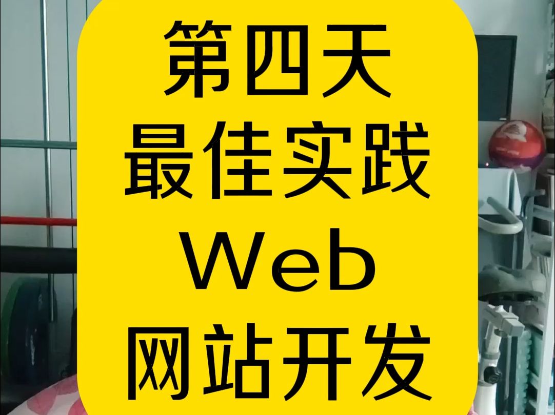 AI 学习法  Python 7 天速成第四天:最佳实践:Web网站开发哔哩哔哩bilibili