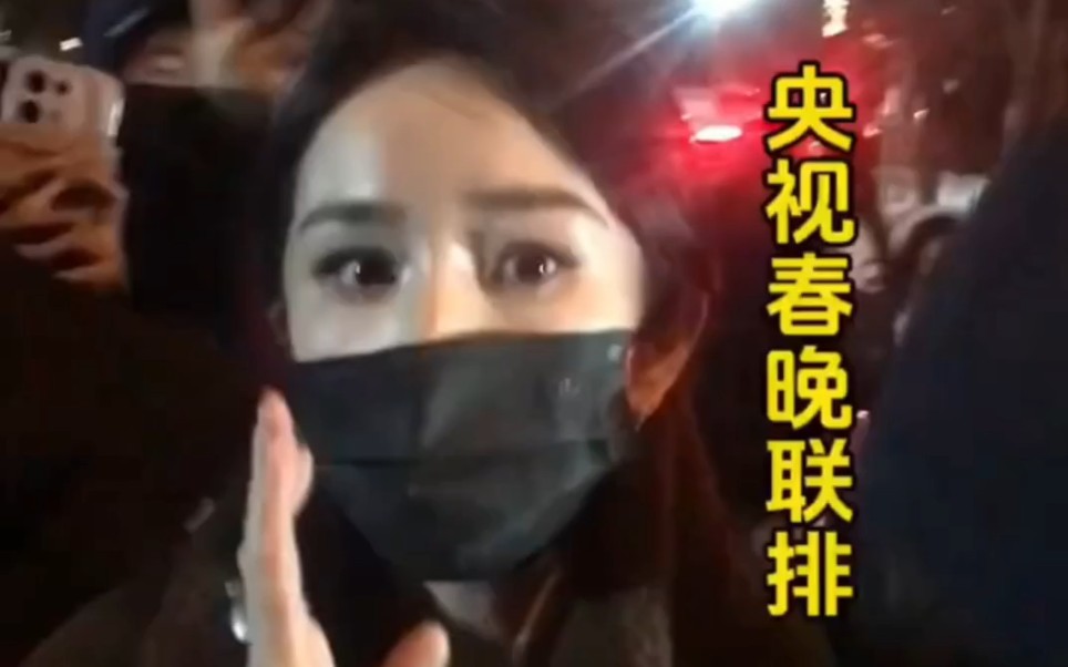 疑似杨幂被粉丝摸头