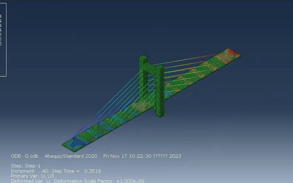 ABAQUS斜拉桥建模哔哩哔哩bilibili