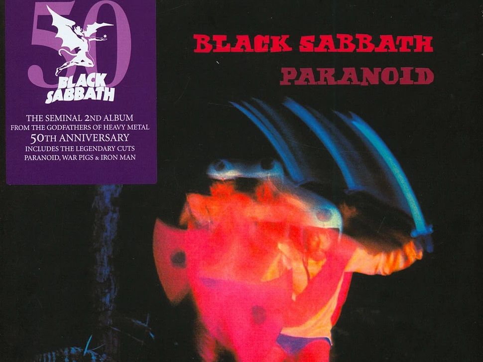 black sabbath paranoid 黑色安息日 黑胶 自压