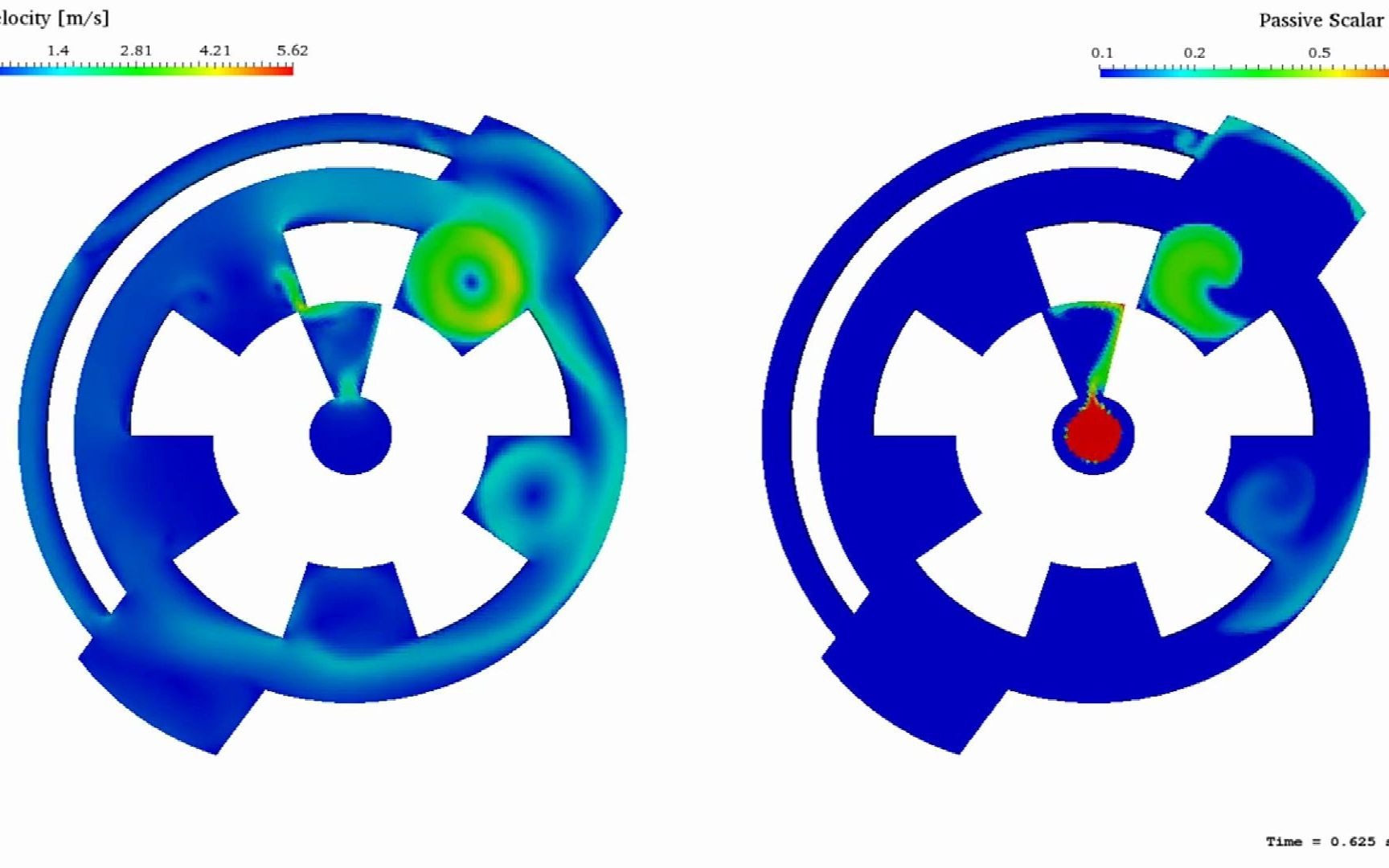 【OpenFOAM学习】二维 AMI ACMI 任意(耦合)网格界面元 arbitrary mesh interface 被动标量S输运 CFD 视频 教程哔哩哔哩bilibili