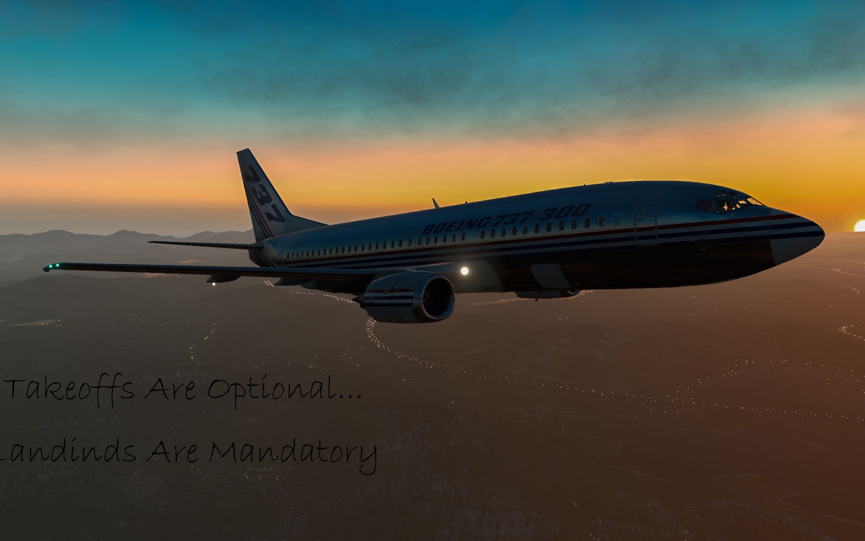 ixeg737300733夜晚冷舱起飞zsnb至降落zspd
