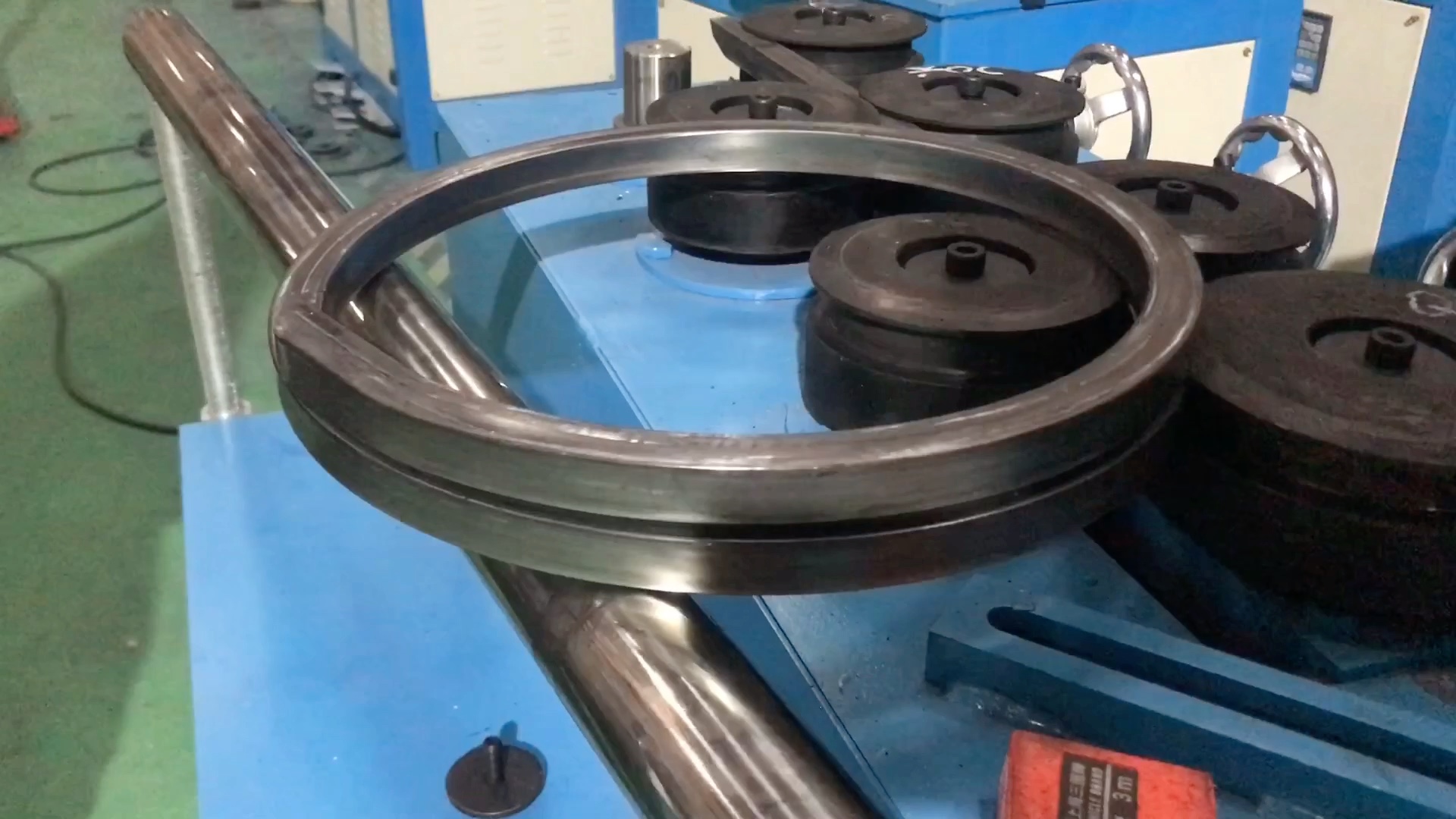 方管弯圆机 20方管盘管机 铁方管滚圆机