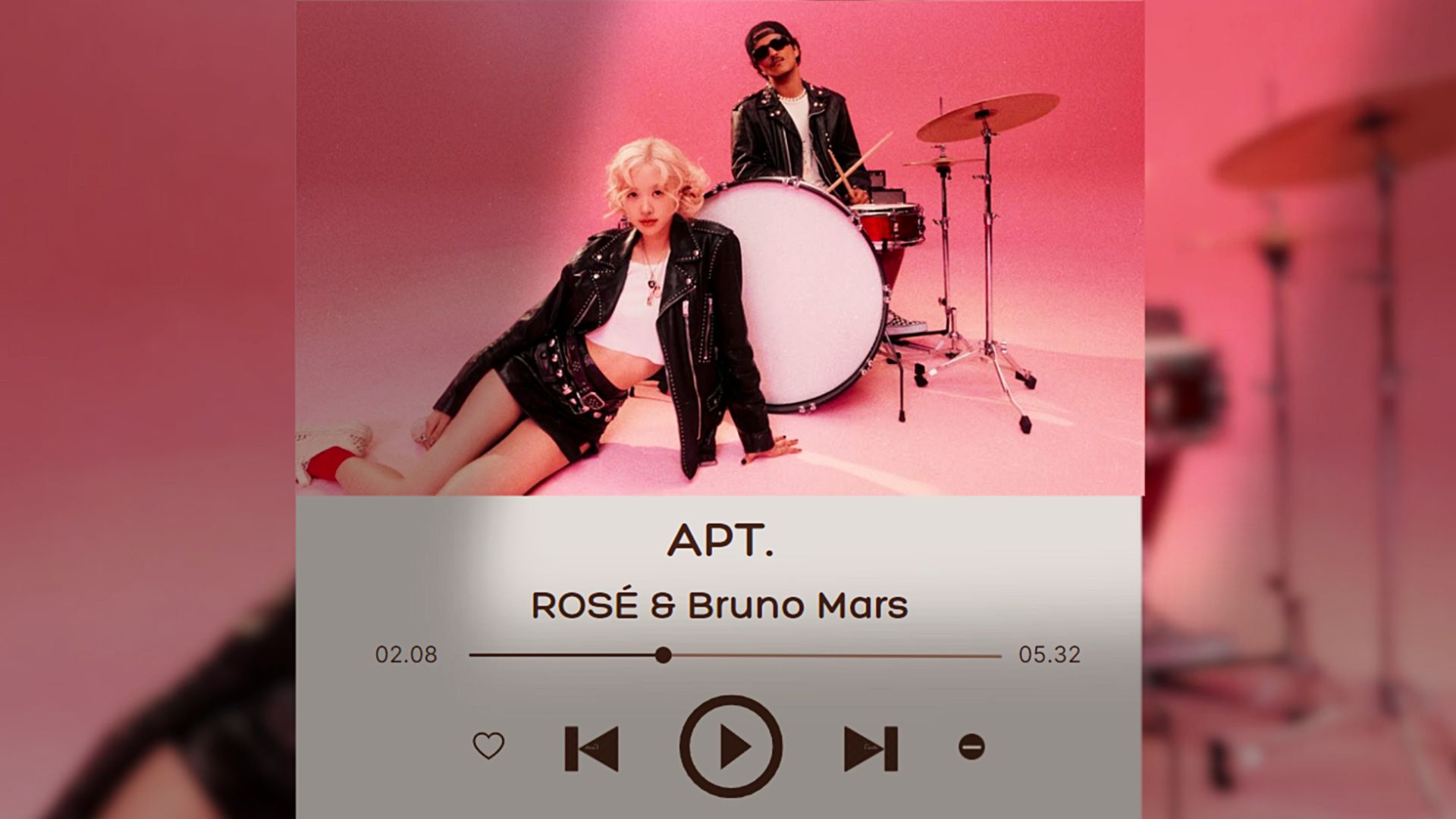 [图]【日推歌单】《APT.》 - ROSÉ & Bruno Mars