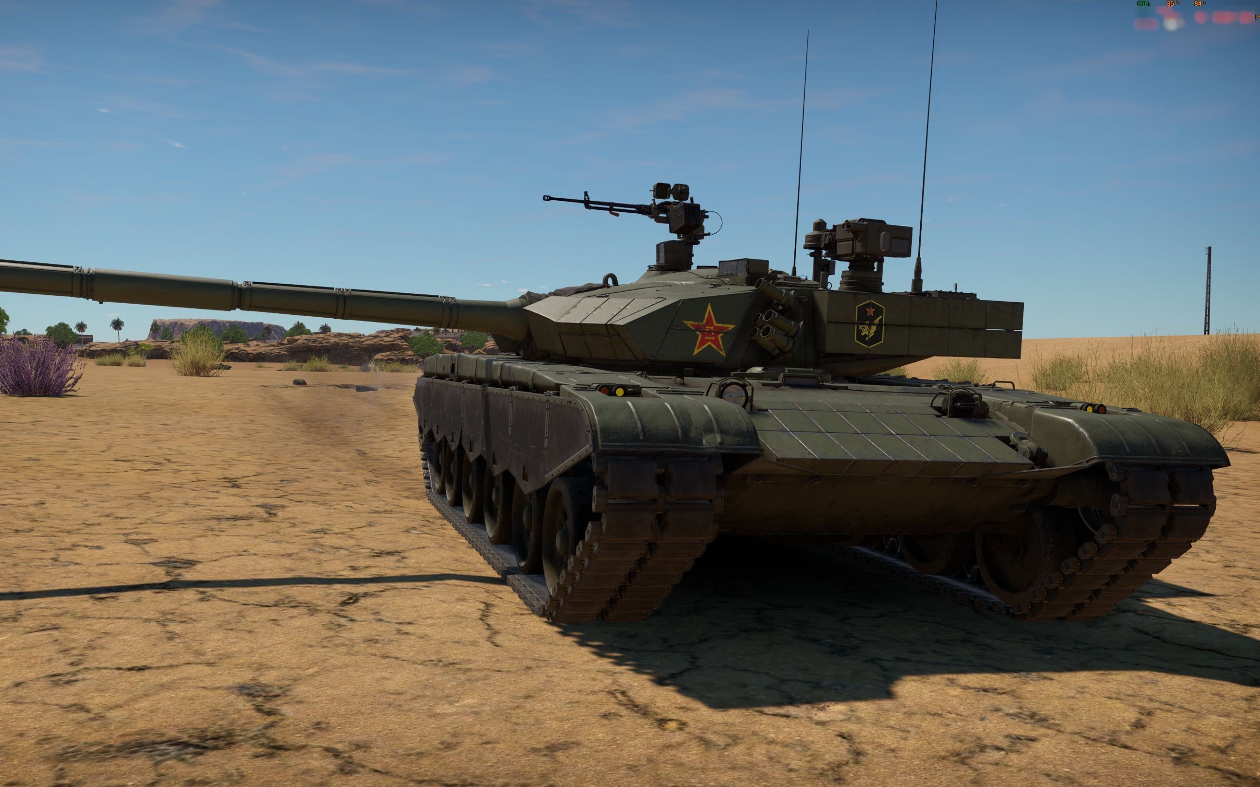 战争雷霆23一测ztz99预览试驾