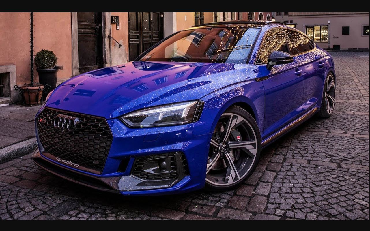 罕见! 500马力 奥迪rs5 跑车 nogaro 蓝色 - 细节之美