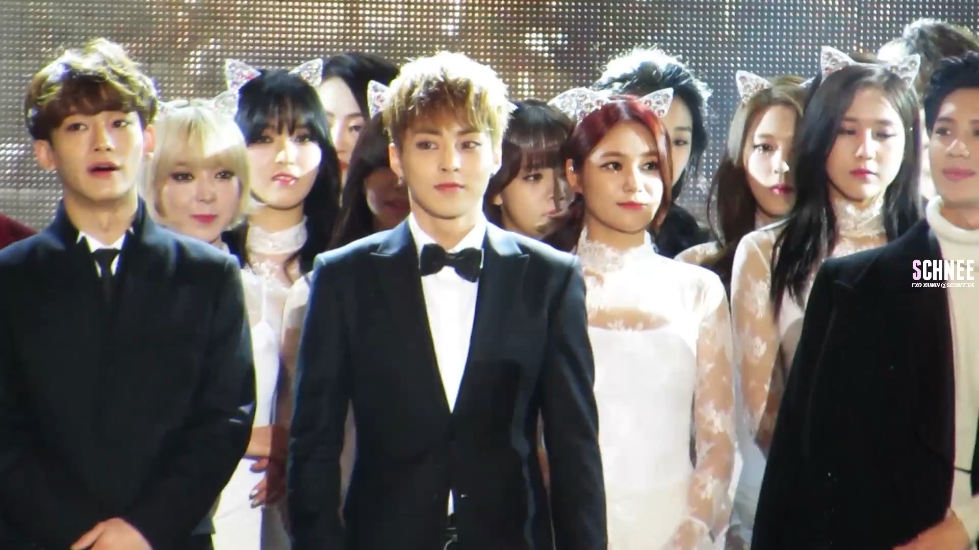 150122 exo 首尔歌谣大战 开场 focus xiumin (chen taemin)