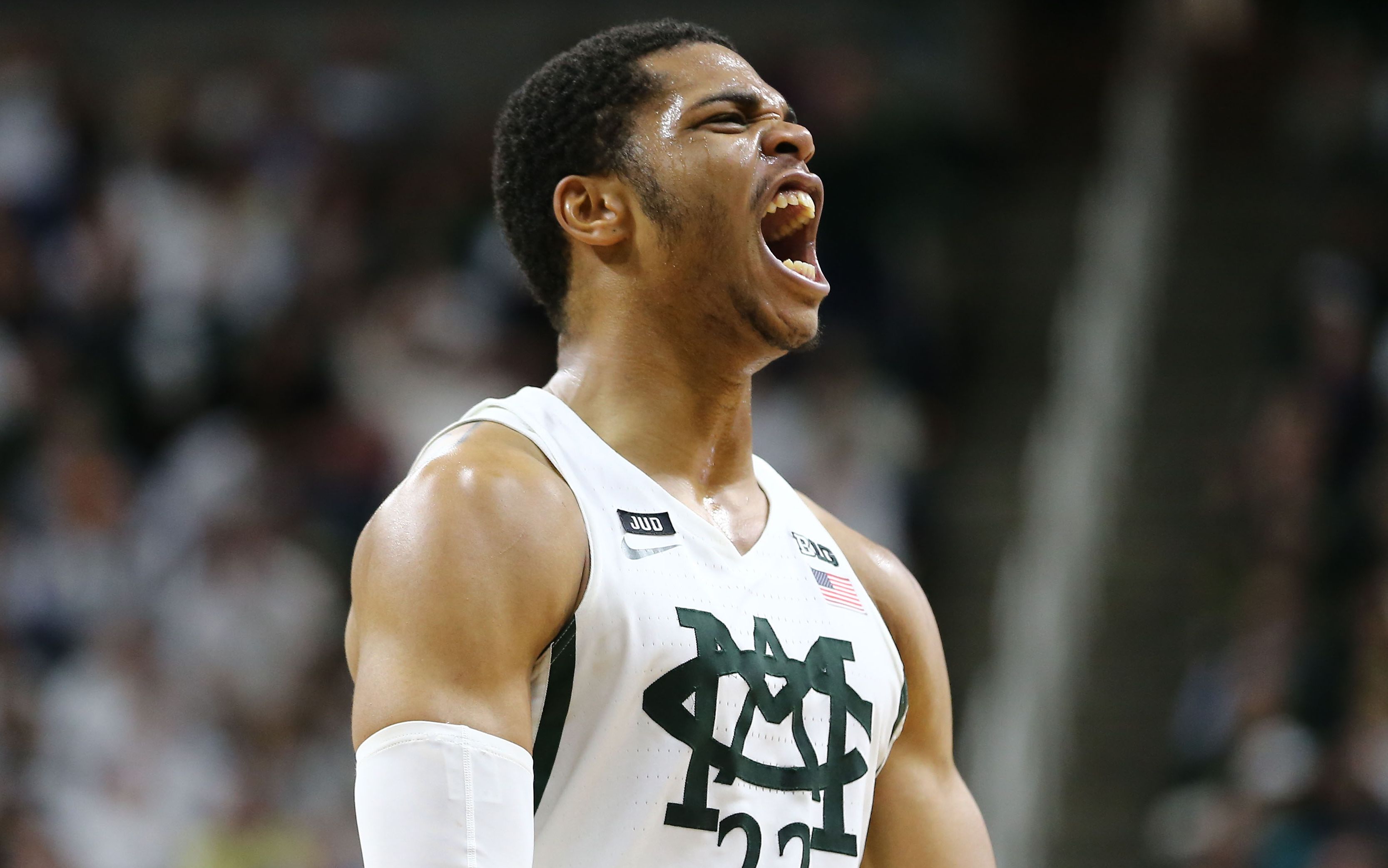 miles bridges 3.2.18 vs wisconsin - 20分9板