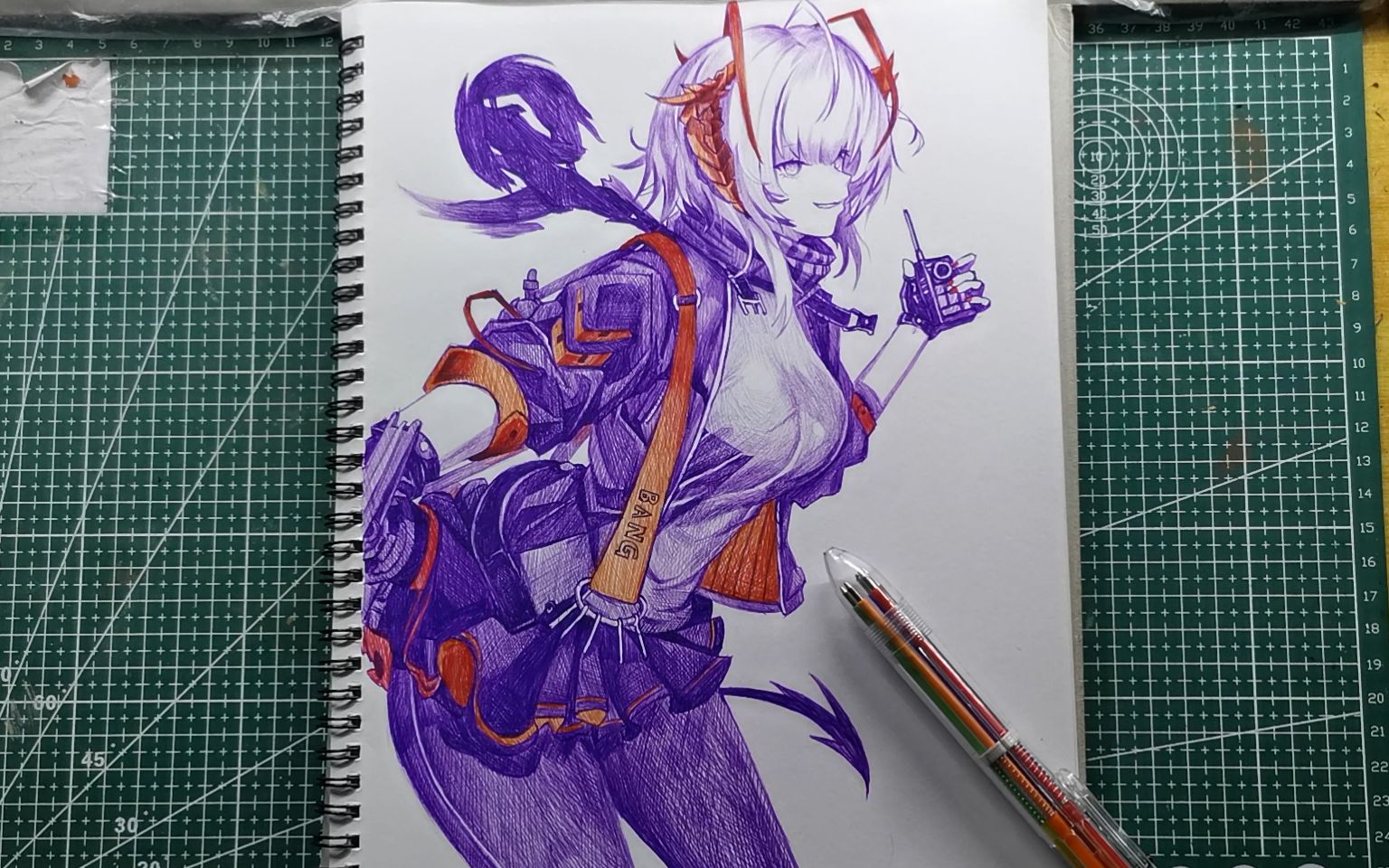 画了多久不重要,反正没多少人会看《明日方舟》w【圆珠笔】