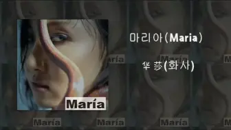 华莎maria 韩文歌词教学 哔哩哔哩 Bilibili