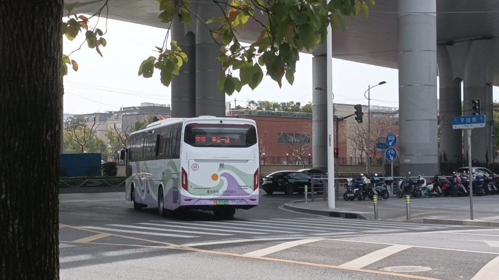 申崇一线v2k0167汶水路共和新路出站