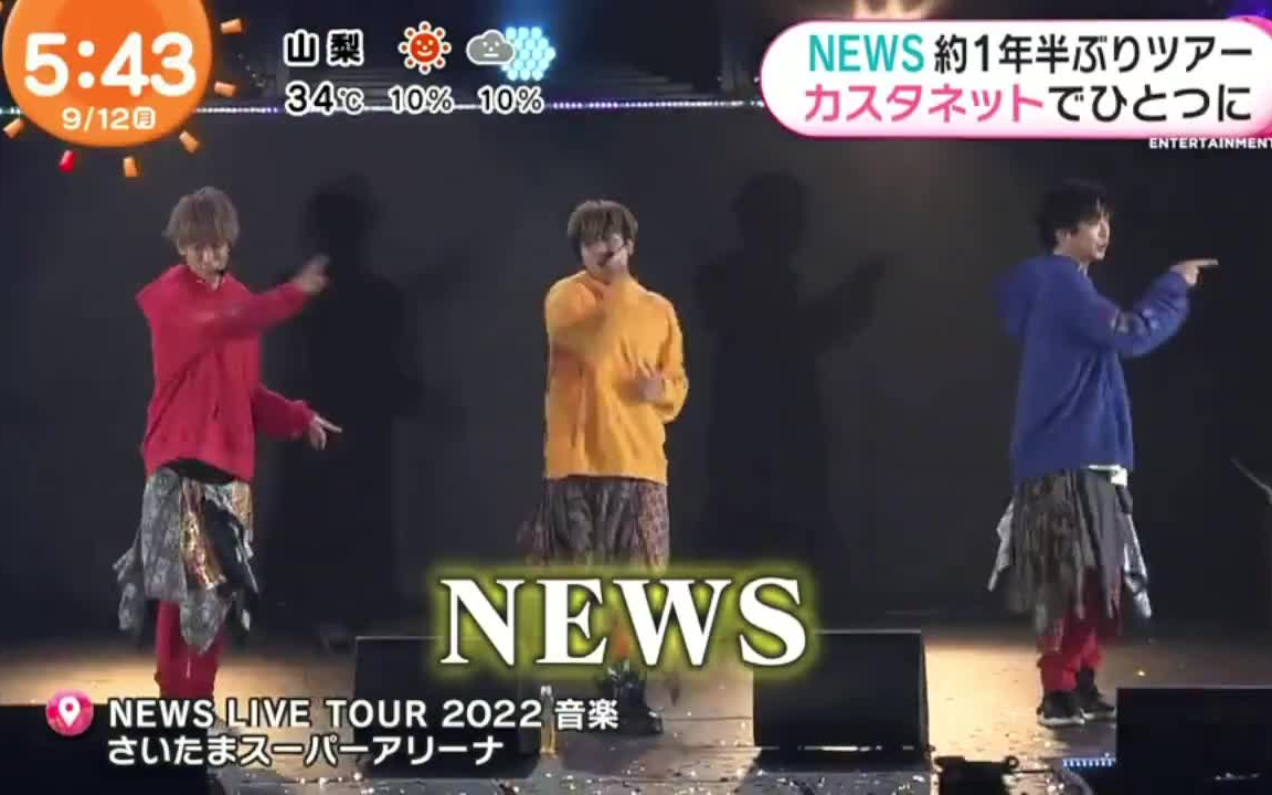 [图]【NEWS】 LIVE TOUR 2022 音楽 WS合集 220912