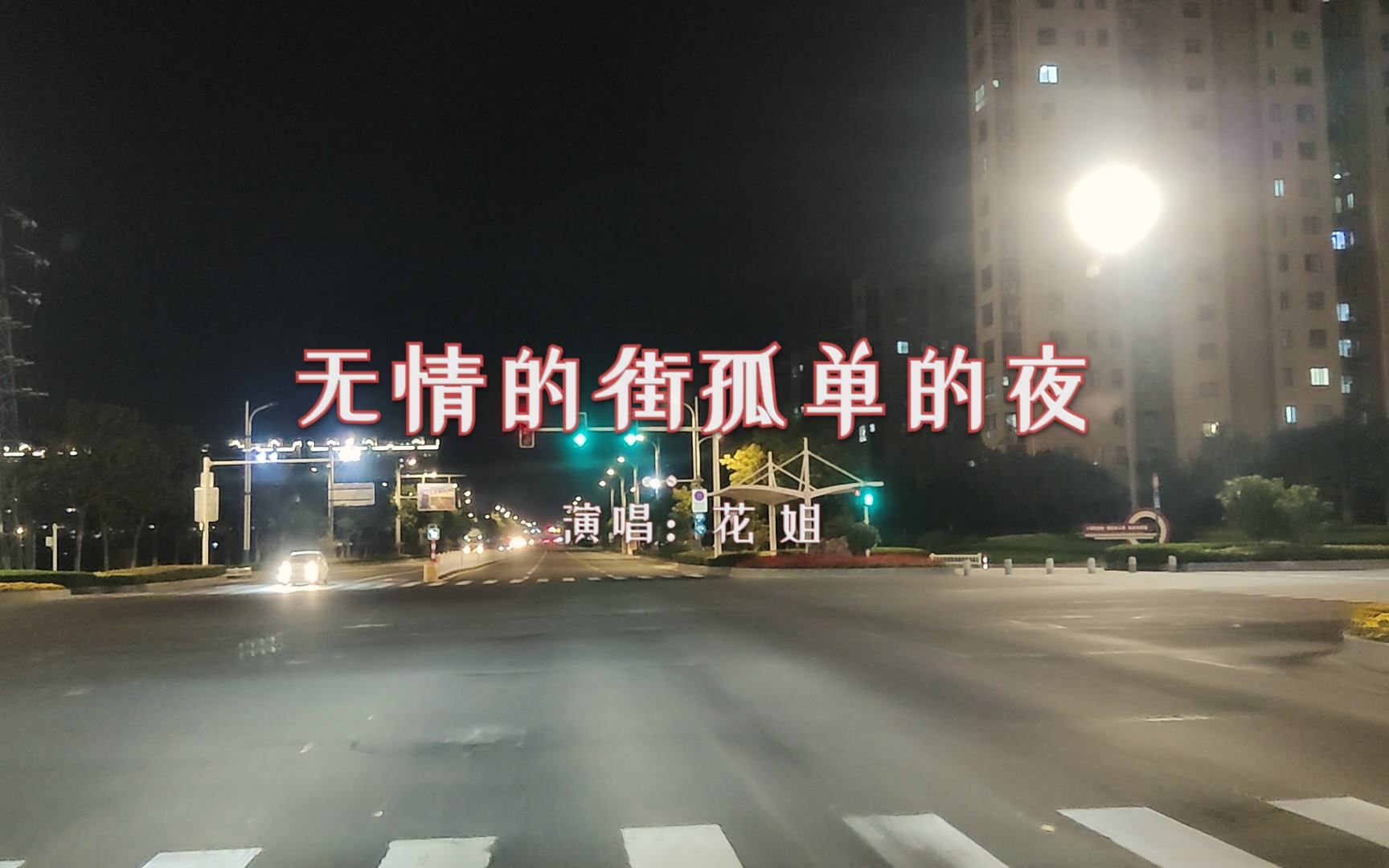 [图]【音乐】花姐《无情的街孤单的夜》：总有这样一个人，陪得你一程，却陪不了你一生！