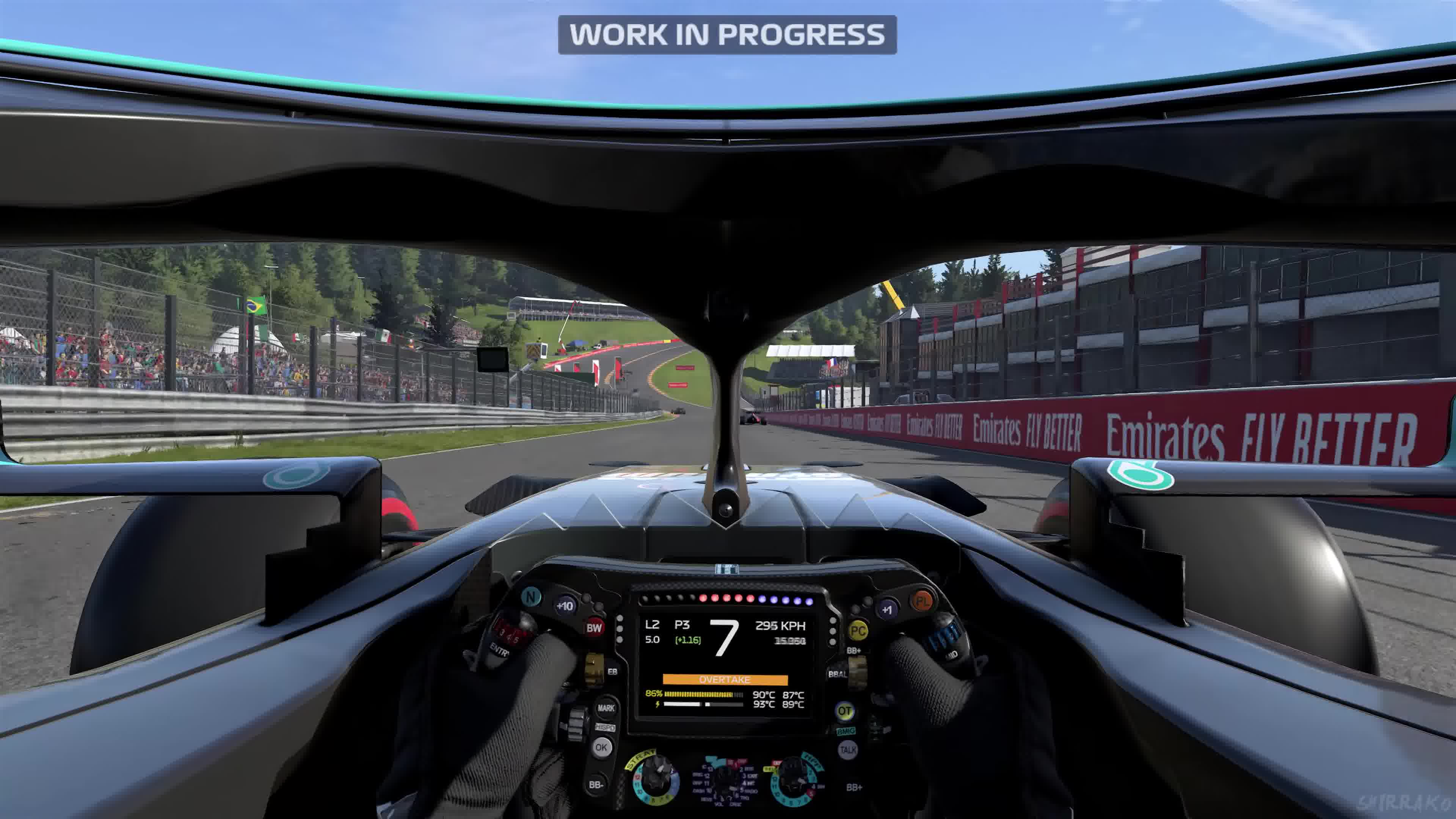 f1 2021 gameplay mercedes-amg f1 w12 e performance spa