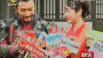 “谢谢导演配给我一个这么帅的老公”
