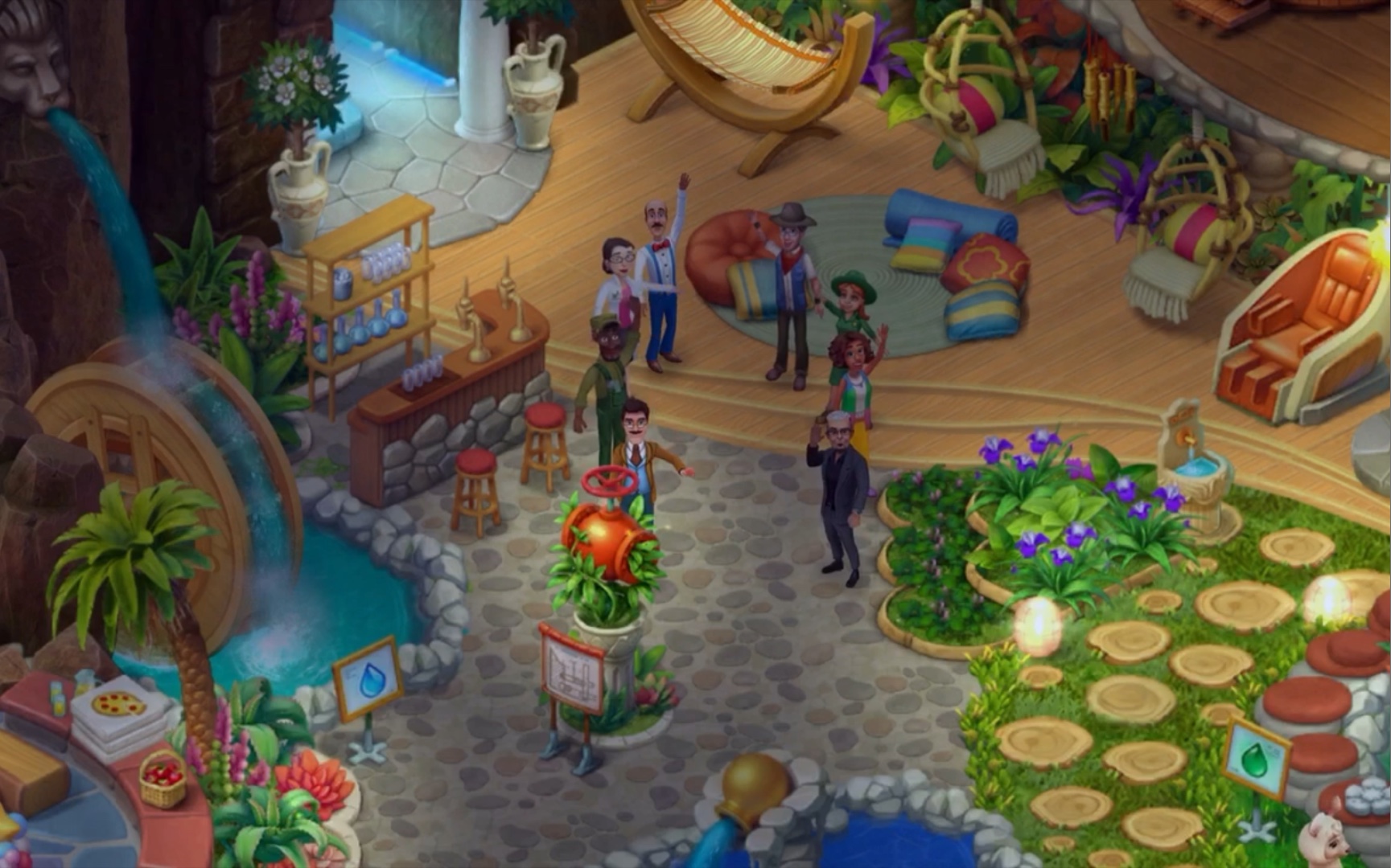 《梦幻花园》澈瓦多黎度假村day5