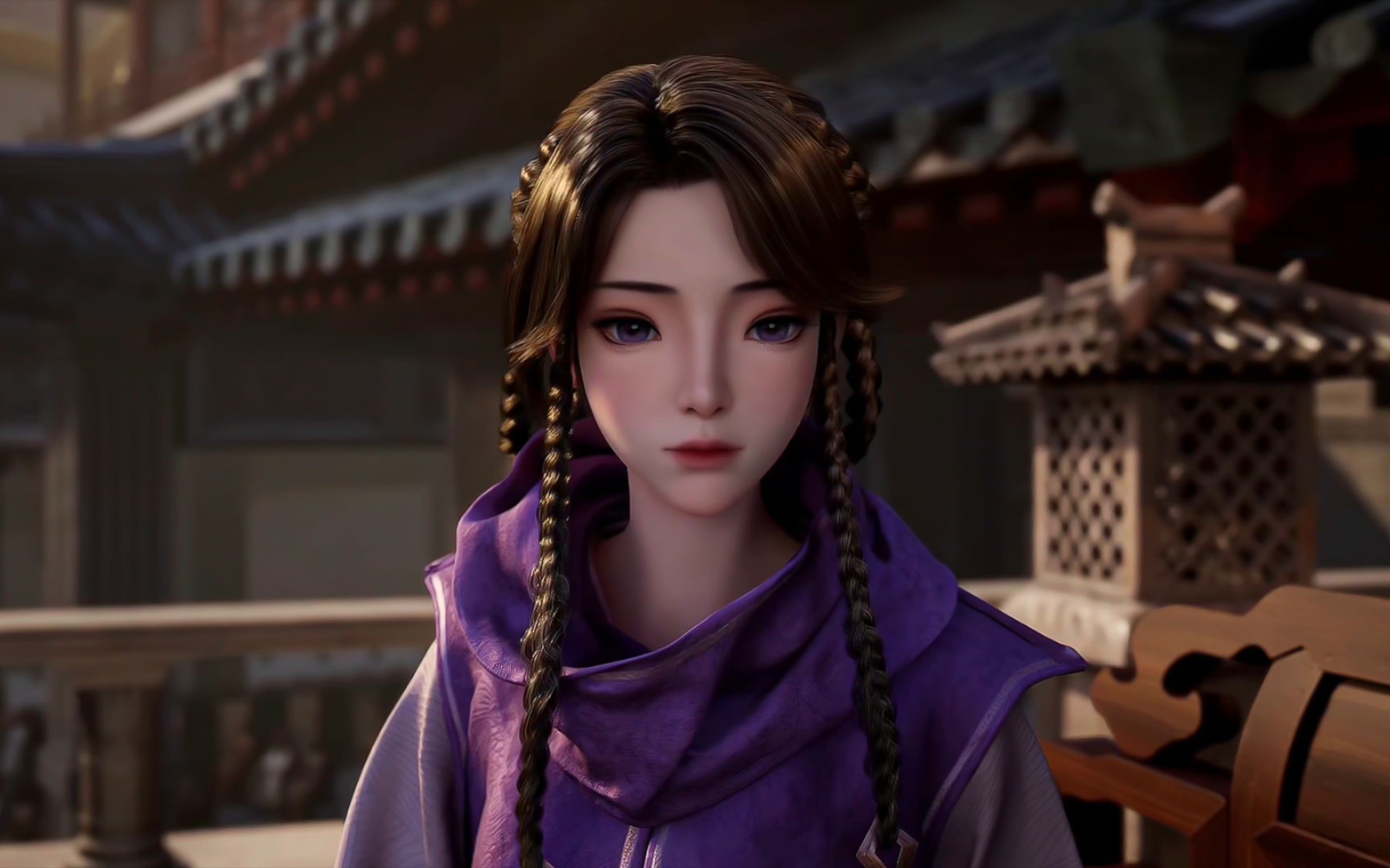 机灵可爱的紫灵