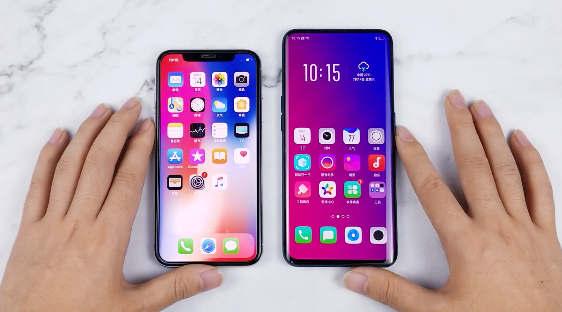 oppofindx对比iphonex谁才是当下面容解锁最快的手机