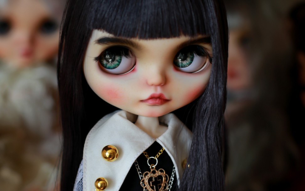 原型哥特,小布娃娃blythe改妆过程记录