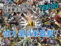 Download Video: 怪物猎人20周年玩家票选人气怪物榜单TOP20