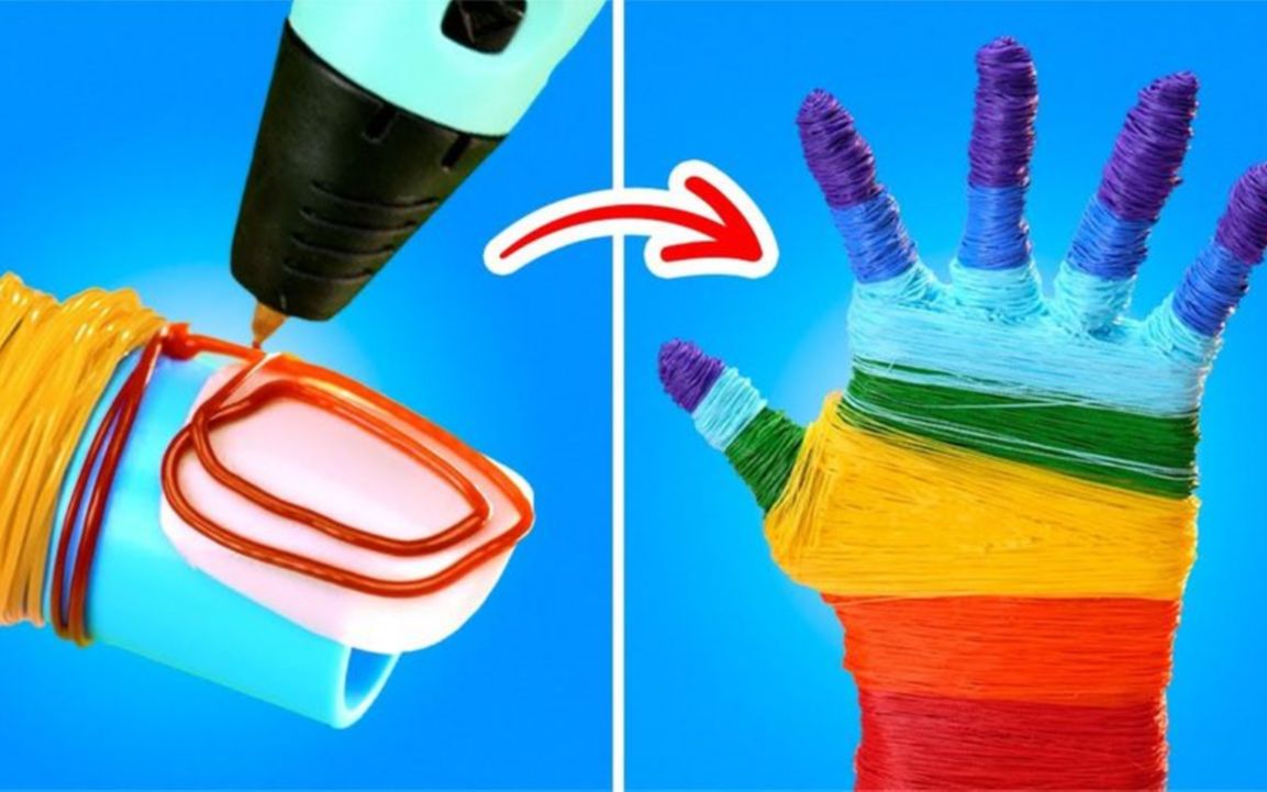 热熔胶玩出六个新花样,省钱又实用,感觉像极了爱情!