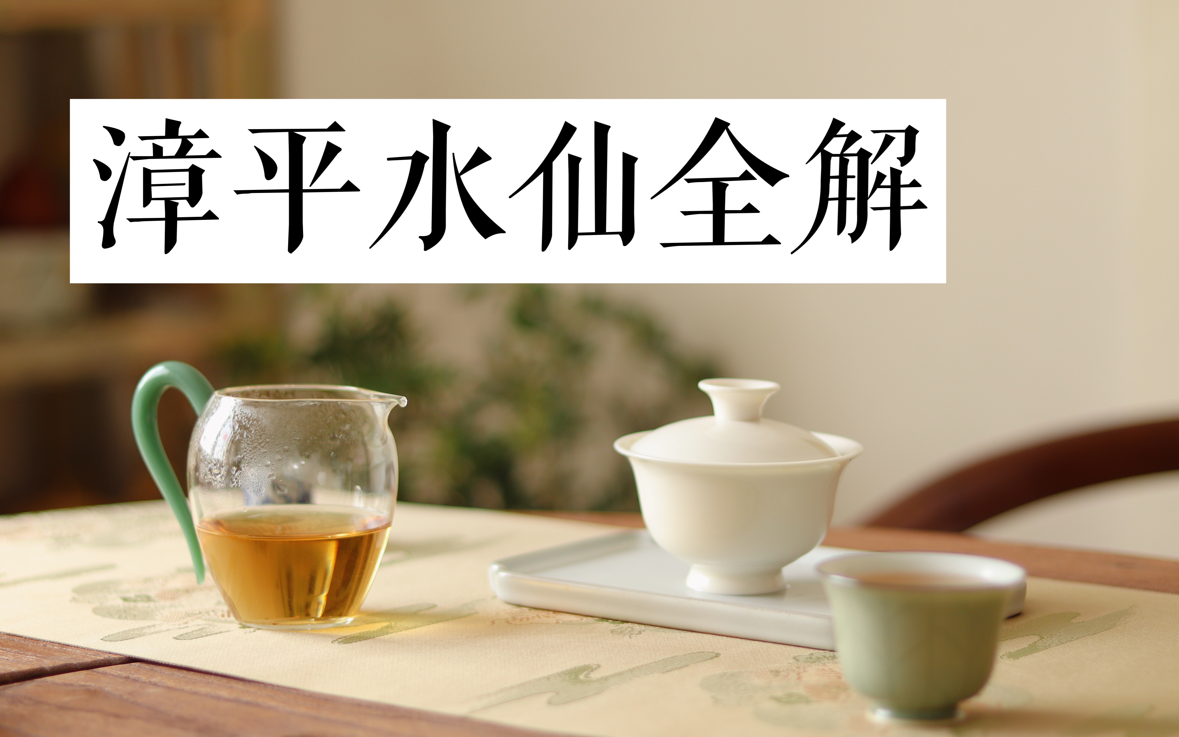 【清山茶事】小众又特别的茶漳平水仙全干货讲解哔哩哔哩bilibili