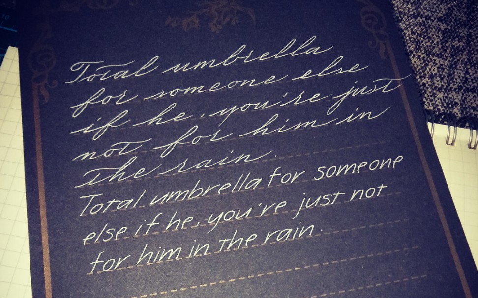 business penmanship手写 衡水体手写