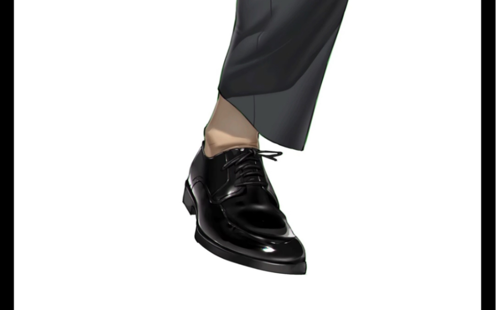 皮鞋的绘画步骤