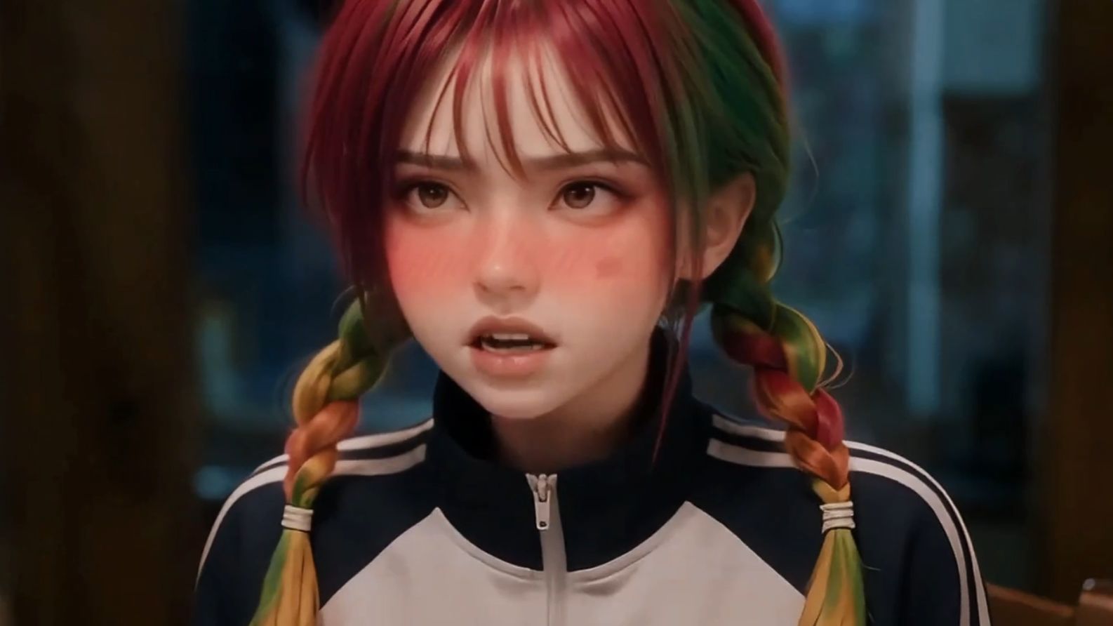 误将情书送给精神小妹，美女校花吃醋了