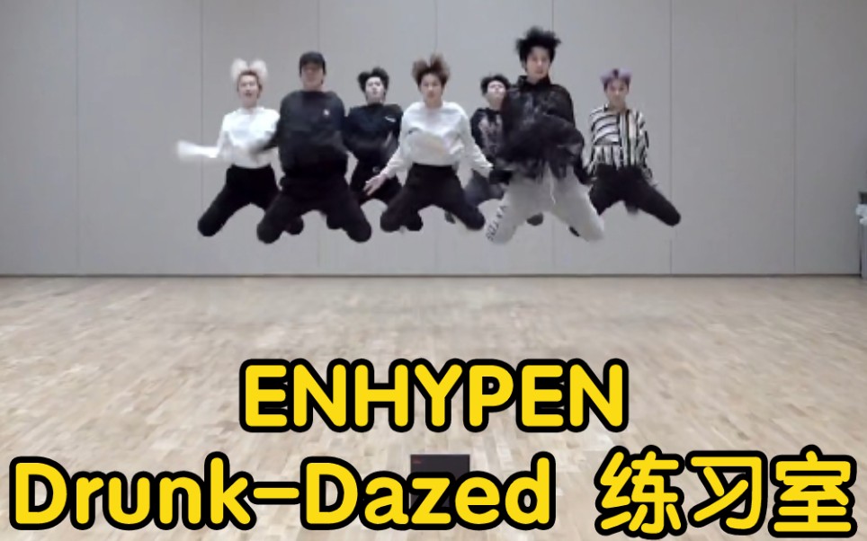 热帖:论五代新人有多努力?!ENHYPEN《DrunkDazed》4K舞蹈练习室哔哩哔哩bilibili