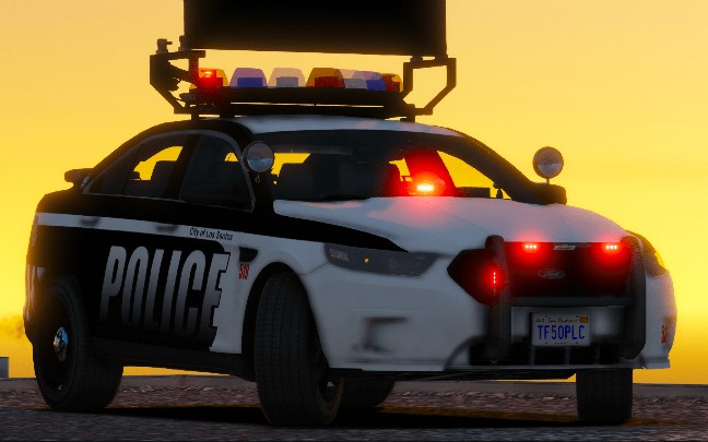 【gta5】:附带升降指示牌福特金牛座警车mod模组_哔哩哔哩 (゜-゜)つ