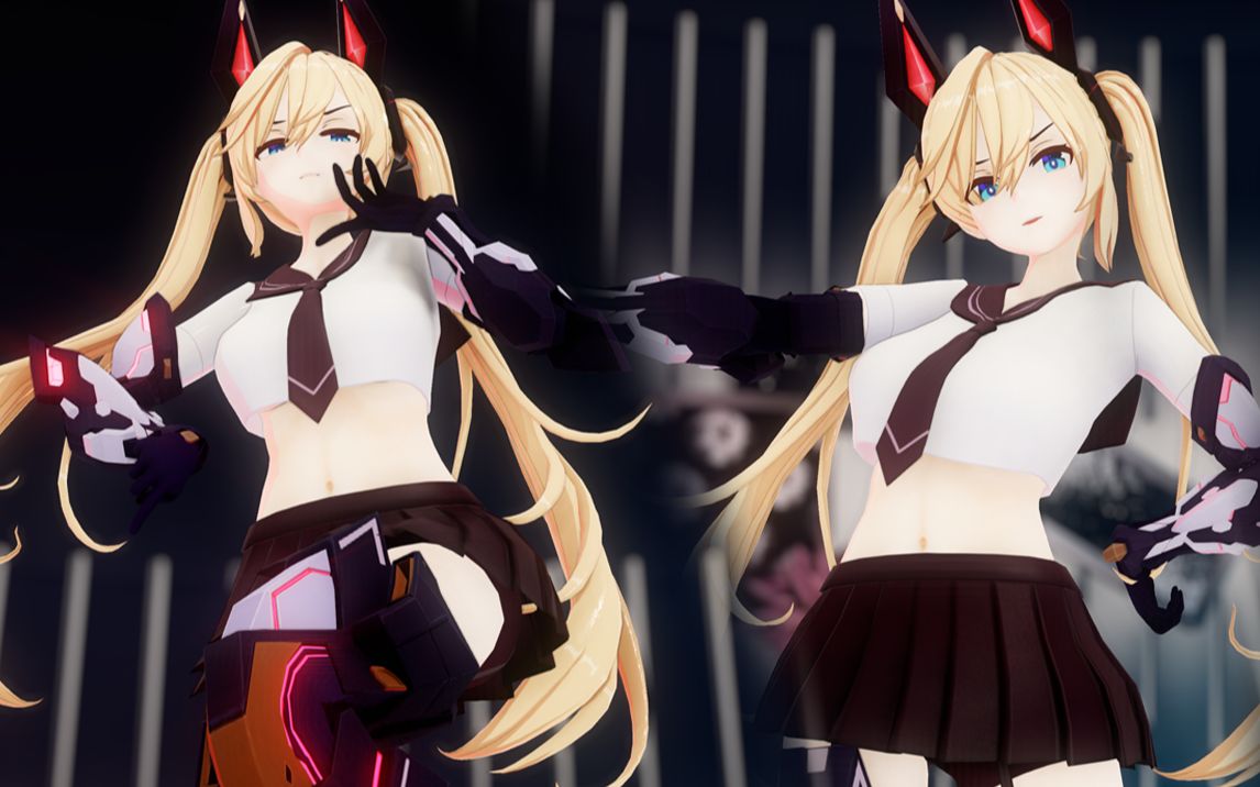 【机架战姬mmd/4k/60帧】虽然被一脸嫌弃看着,但奈何她太大了