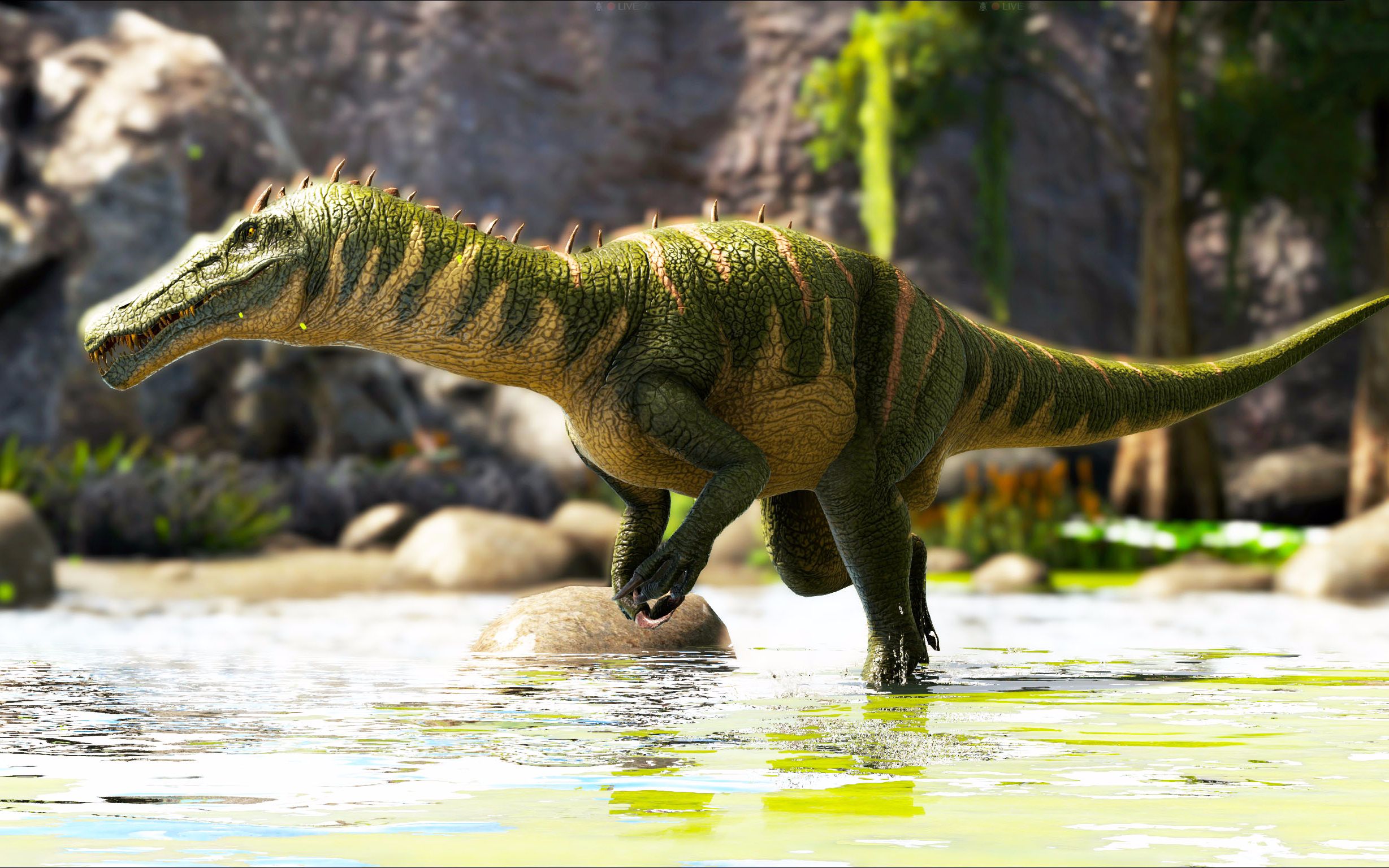 《方舟手游》捕捉新恐龙重爪龙,可以放大招的恐龙
