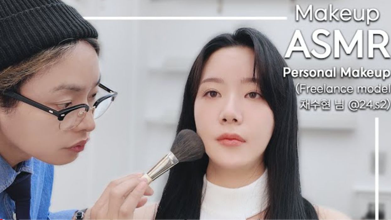 【鏡式 tv】asmr化妆韩国美女(模特秀贤)(2024.3.30)