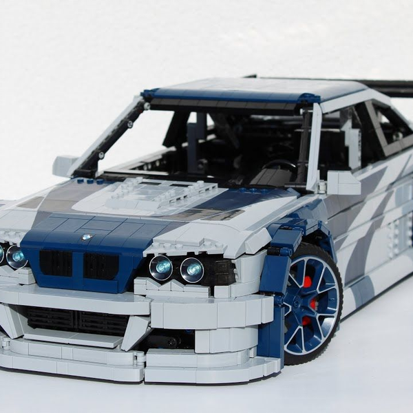 M3 MOC 142015 Lego MOC BMW M3 E46 GTR Most Wanted 1 8 RC bilibili