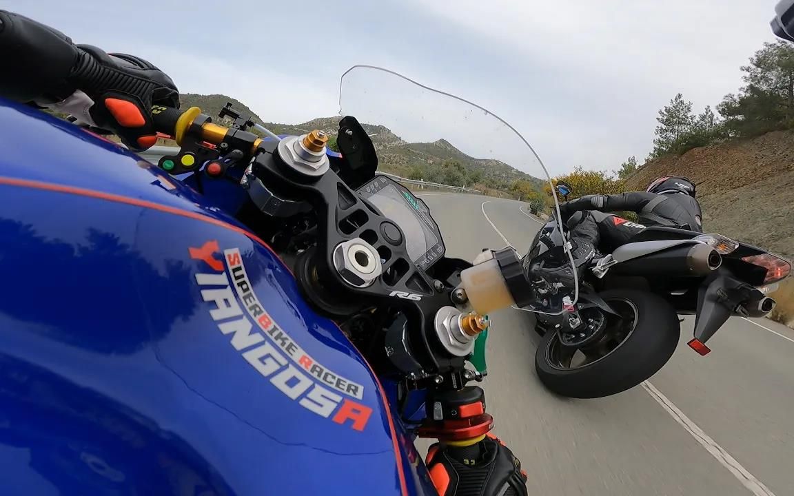 yamaha r6 walk around akrapovic full race system sound